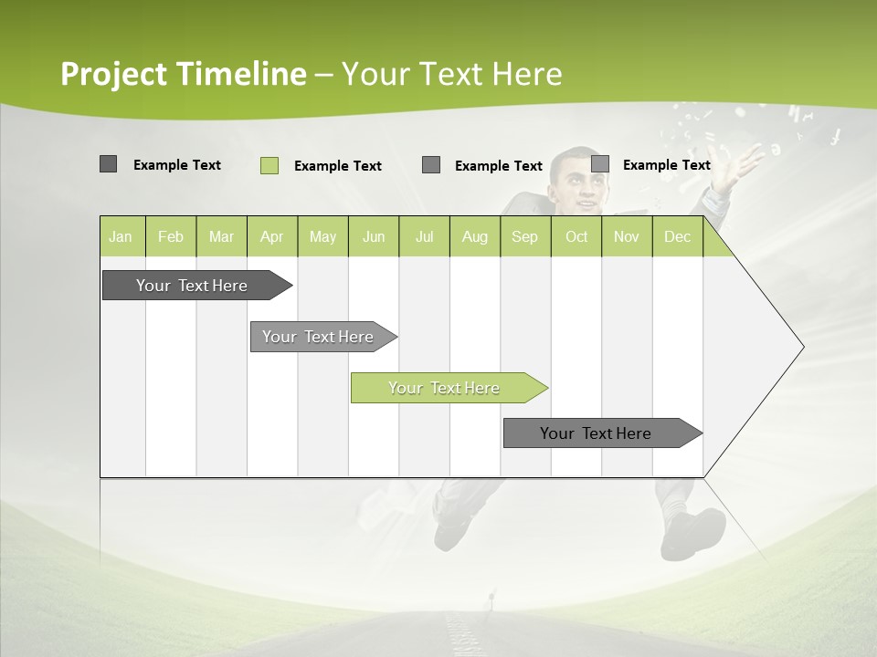 Country Businessman Forward PowerPoint Template