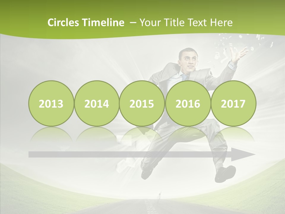 Country Businessman Forward PowerPoint Template