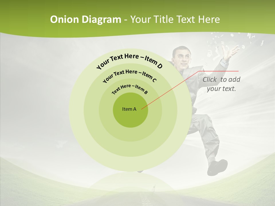 Country Businessman Forward PowerPoint Template