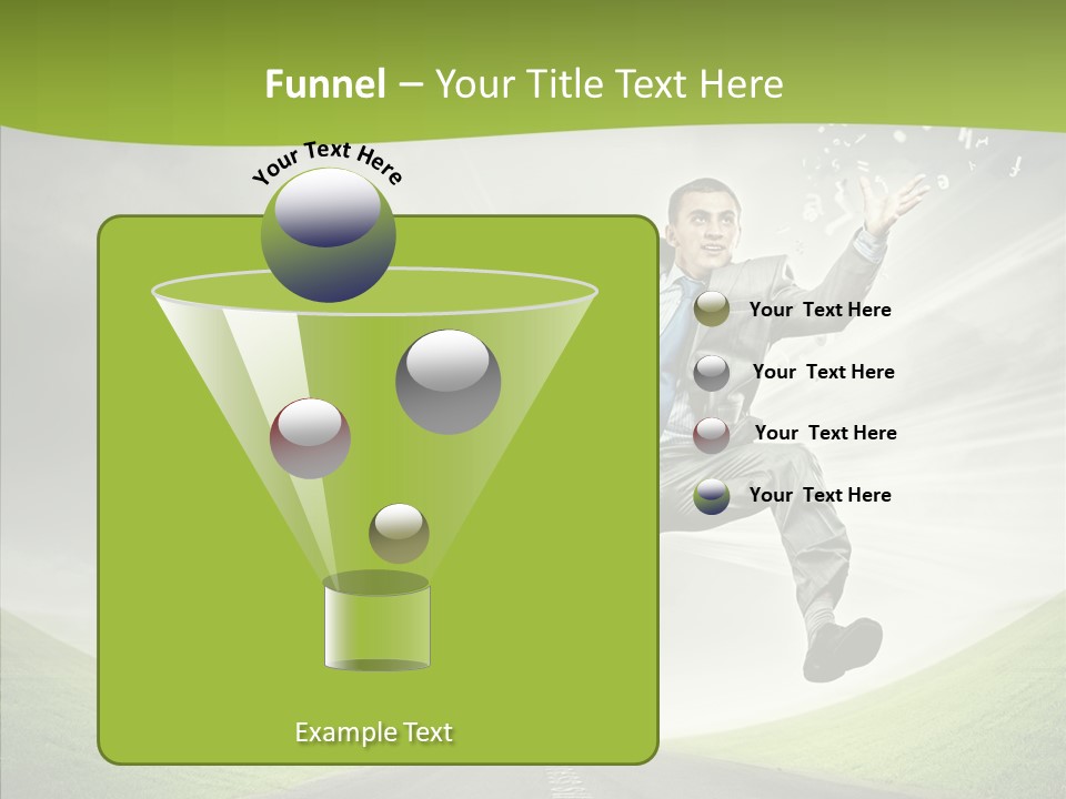 Country Businessman Forward PowerPoint Template