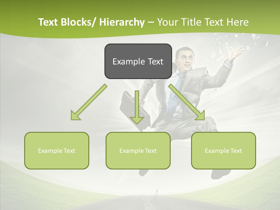 Country Businessman Forward PowerPoint Template