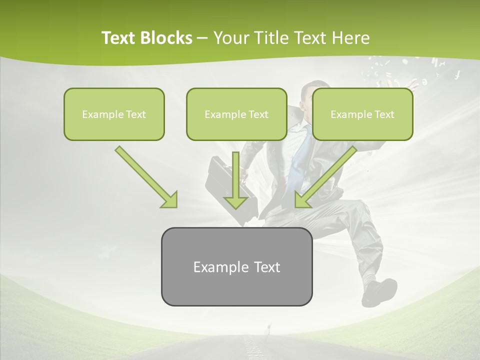 Country Businessman Forward PowerPoint Template
