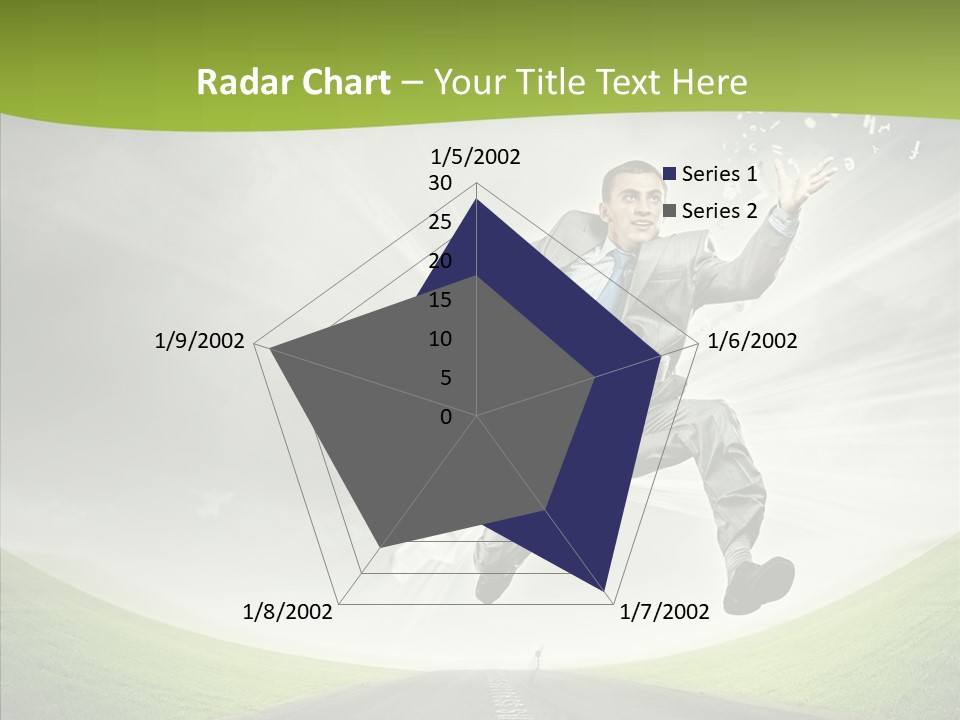 Country Businessman Forward PowerPoint Template