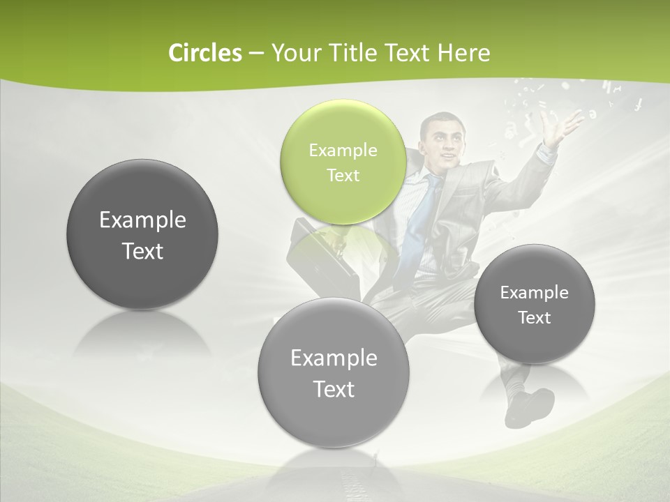 Country Businessman Forward PowerPoint Template