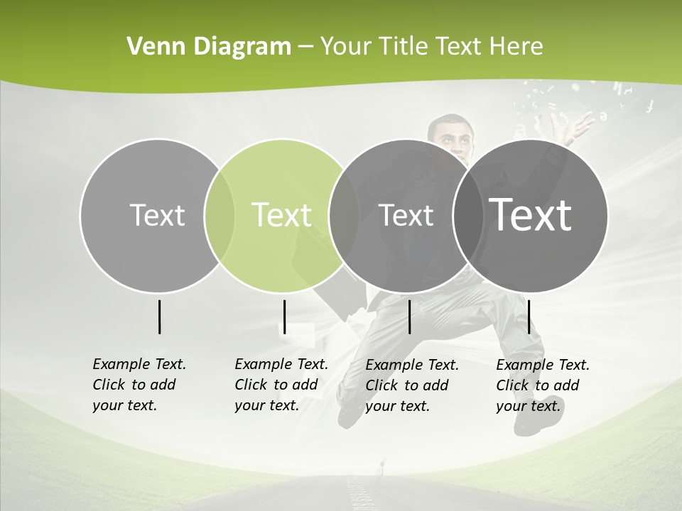 Country Businessman Forward PowerPoint Template