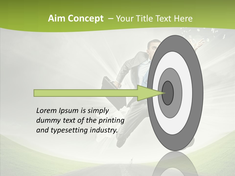 Country Businessman Forward PowerPoint Template