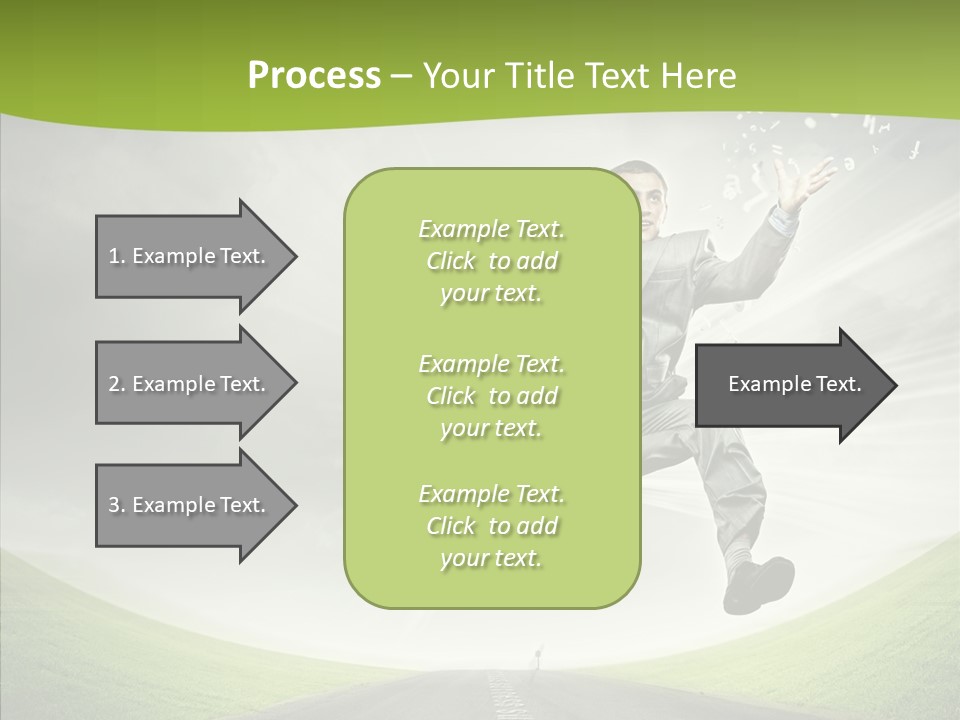 Country Businessman Forward PowerPoint Template