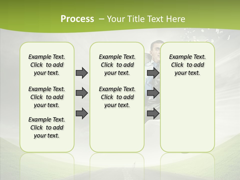 Country Businessman Forward PowerPoint Template