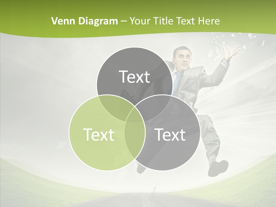 Country Businessman Forward PowerPoint Template