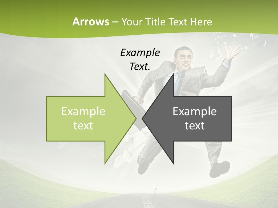 Country Businessman Forward PowerPoint Template