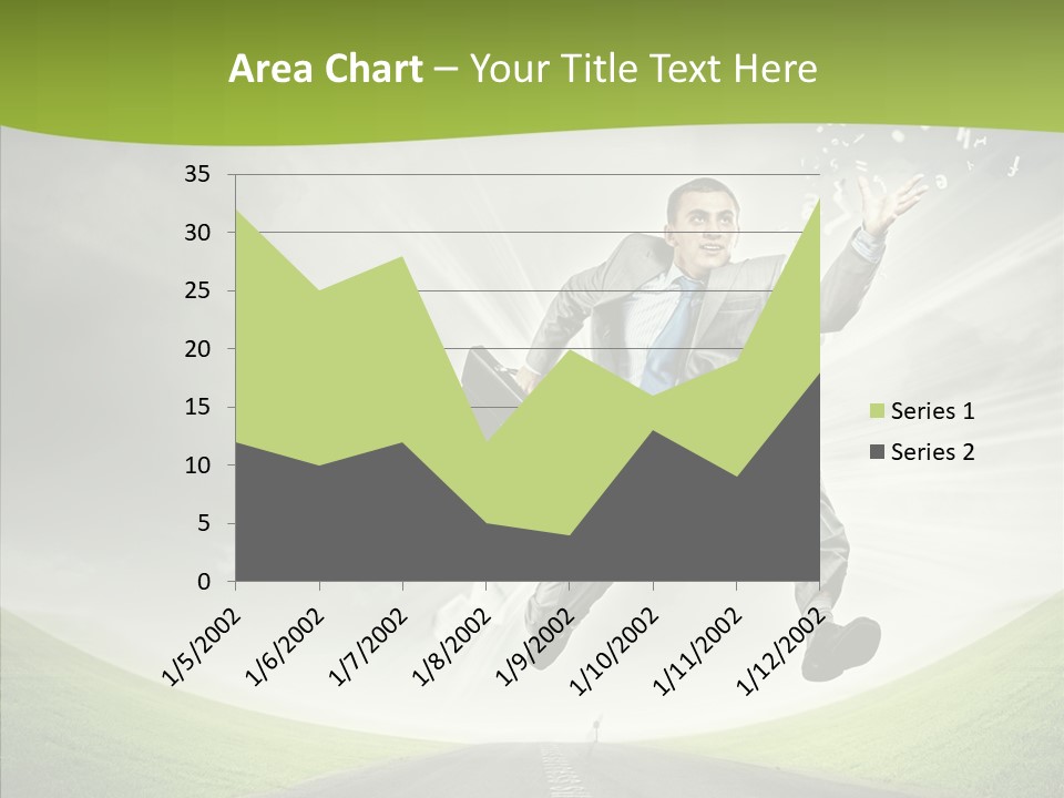 Country Businessman Forward PowerPoint Template