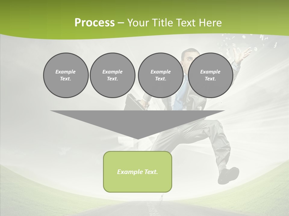 Country Businessman Forward PowerPoint Template