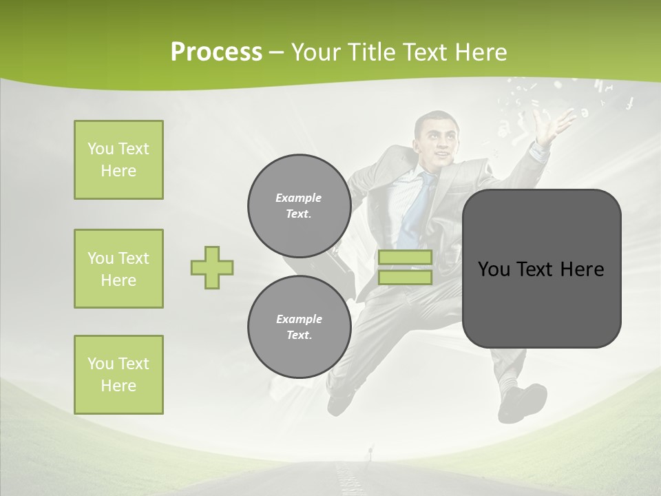 Country Businessman Forward PowerPoint Template