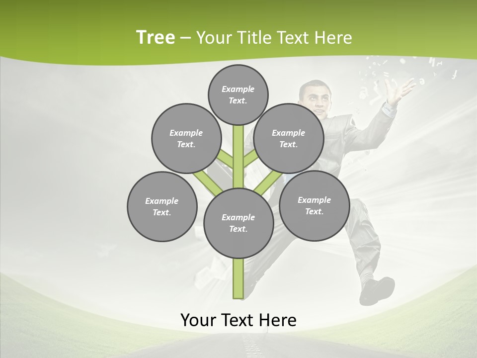 Country Businessman Forward PowerPoint Template