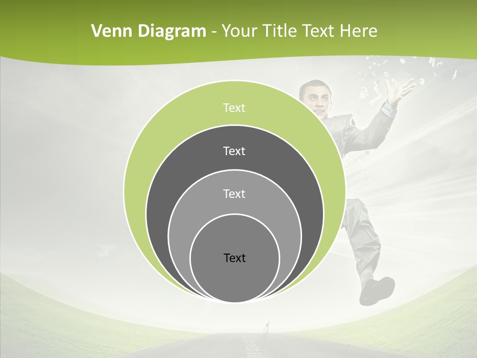 Country Businessman Forward PowerPoint Template