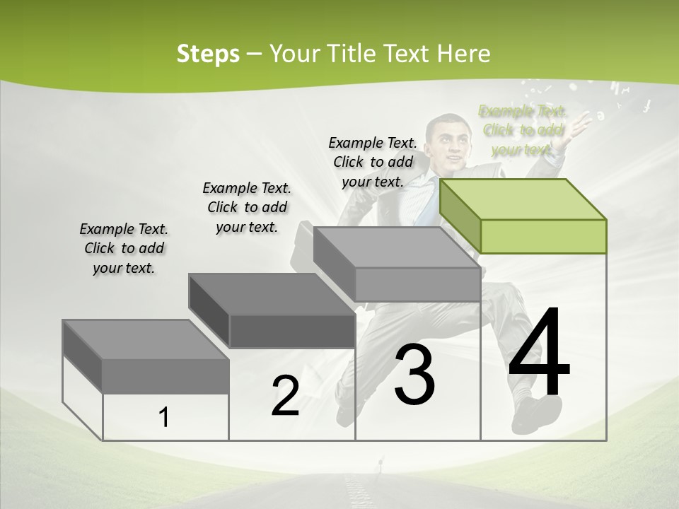 Country Businessman Forward PowerPoint Template