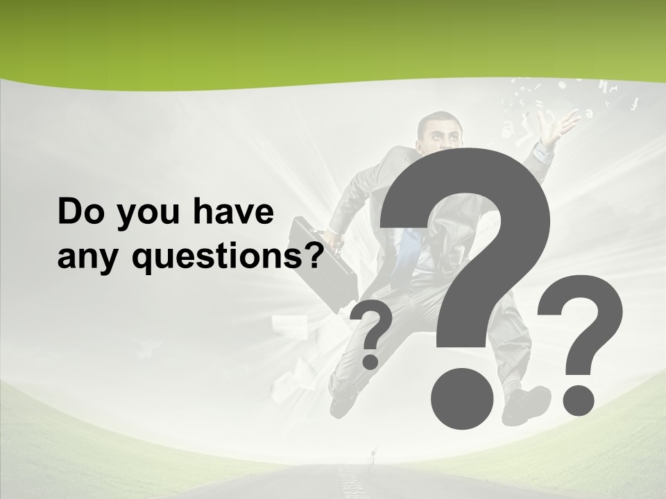 Country Businessman Forward PowerPoint Template