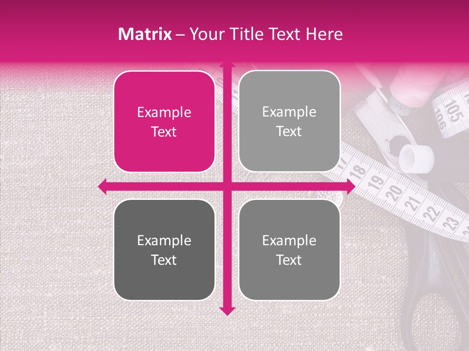 Orange Reel Pile PowerPoint Template