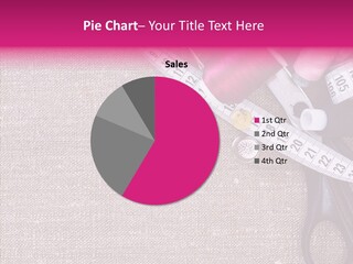 Orange Reel Pile PowerPoint Template