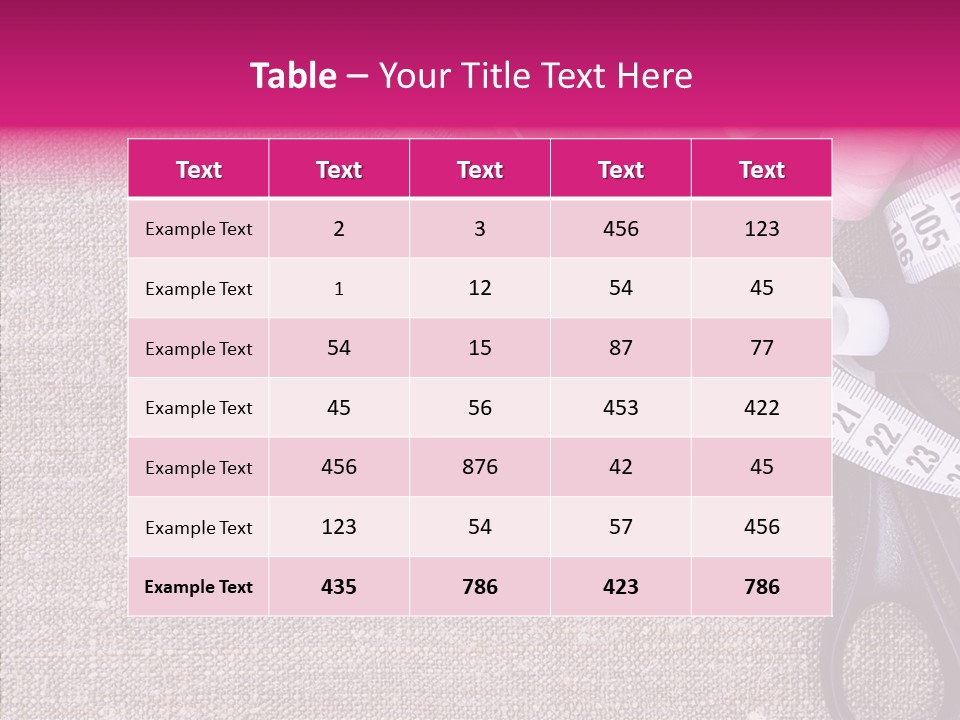 Orange Reel Pile PowerPoint Template