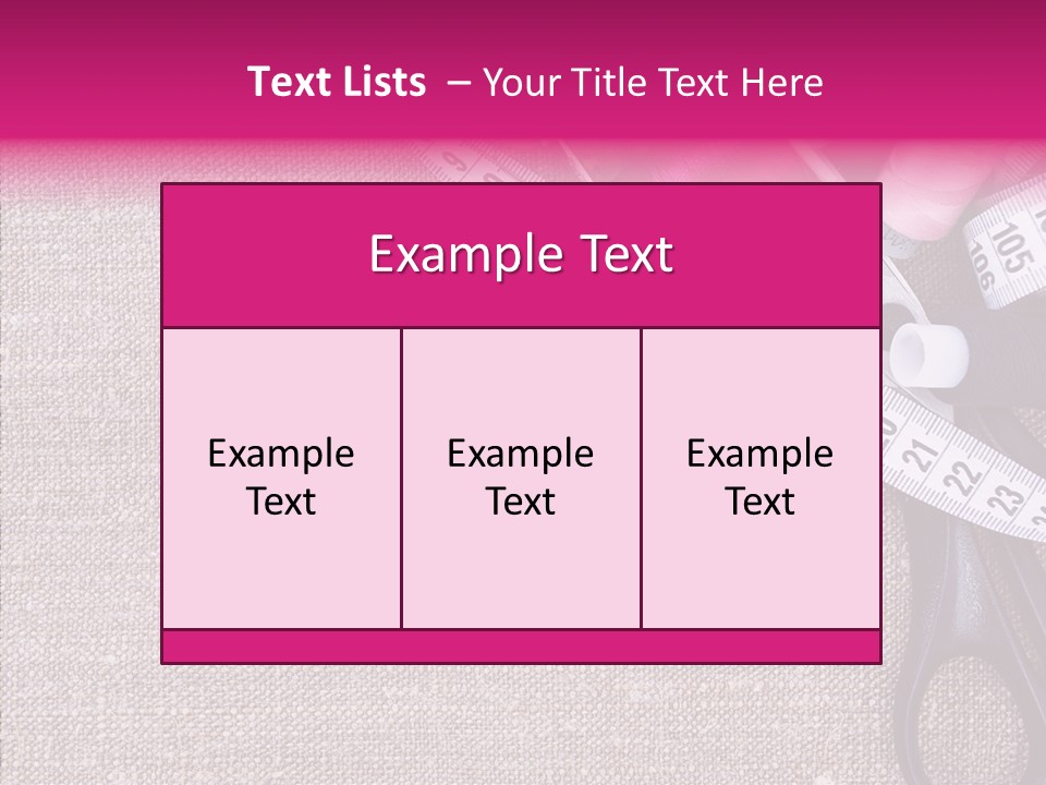 Orange Reel Pile PowerPoint Template