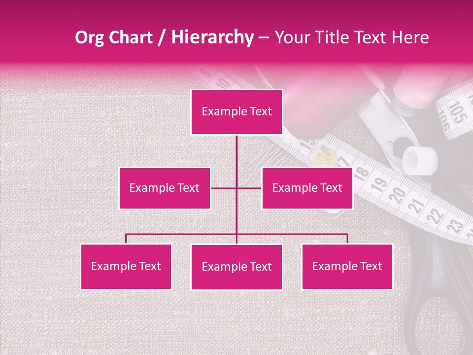 Orange Reel Pile PowerPoint Template