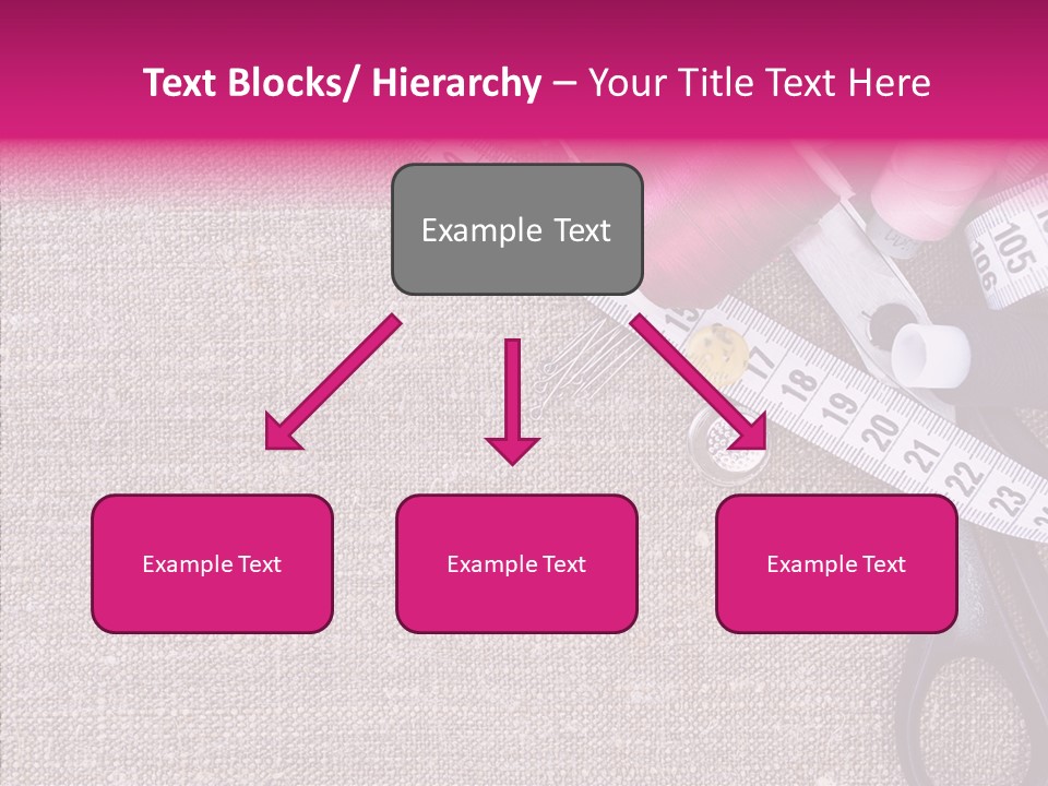 Orange Reel Pile PowerPoint Template