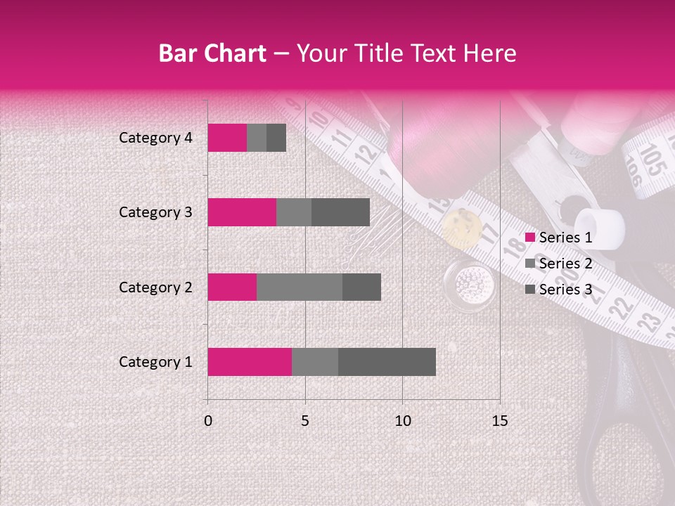 Orange Reel Pile PowerPoint Template