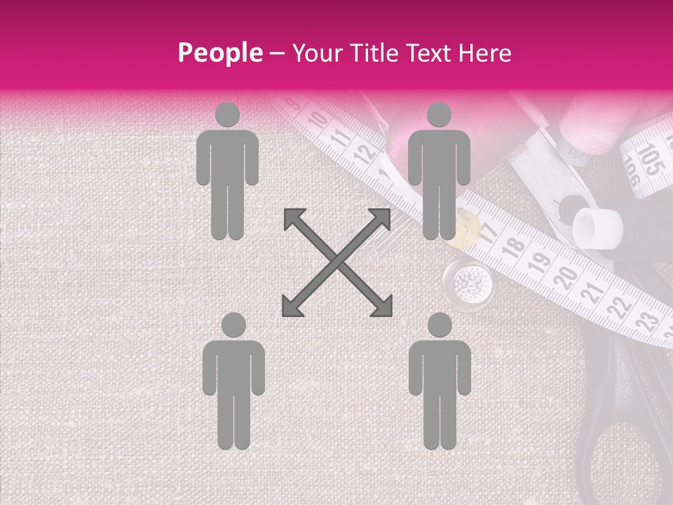 Orange Reel Pile PowerPoint Template