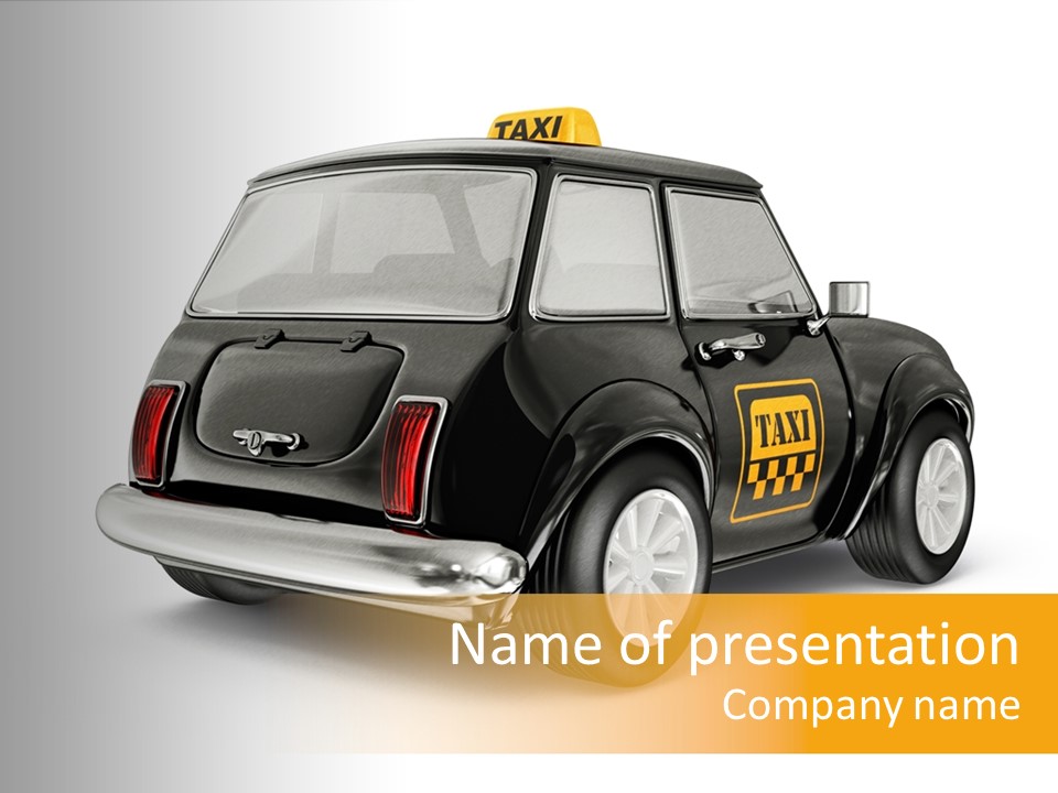 Small Drive Model PowerPoint Template