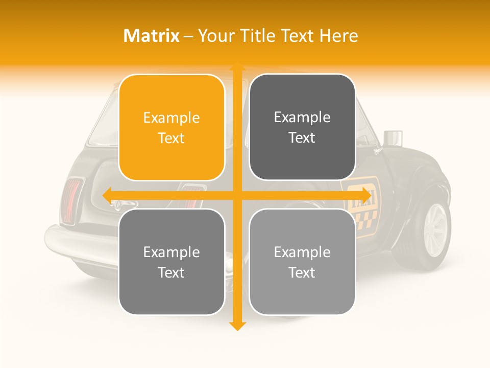 Small Drive Model PowerPoint Template