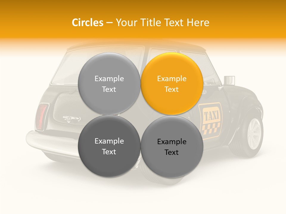 Small Drive Model PowerPoint Template