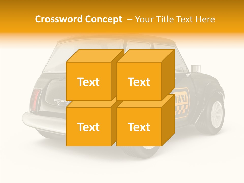 Small Drive Model PowerPoint Template