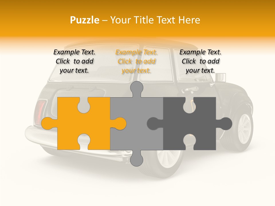 Small Drive Model PowerPoint Template
