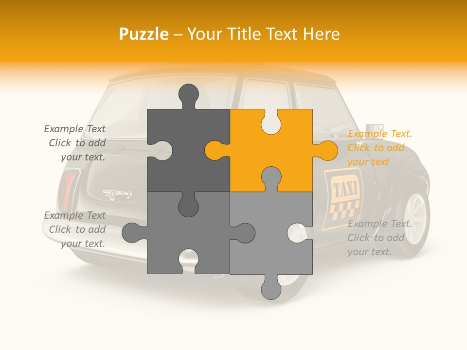 Small Drive Model PowerPoint Template