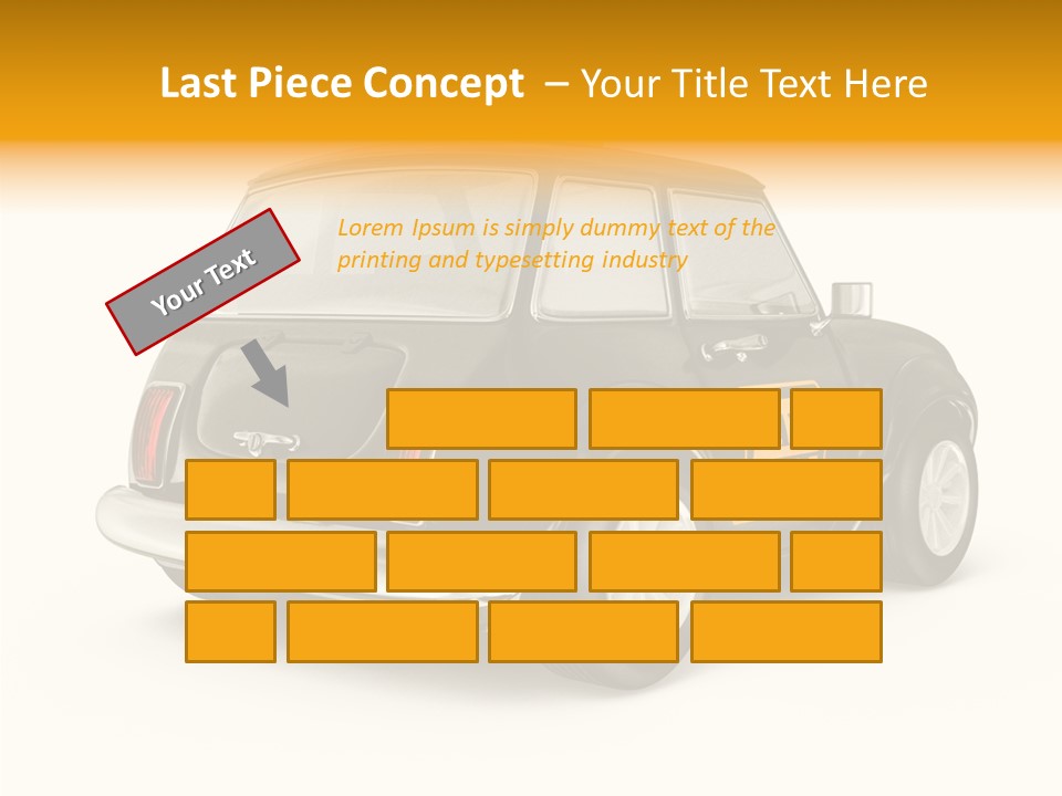 Small Drive Model PowerPoint Template
