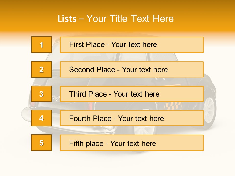 Small Drive Model PowerPoint Template