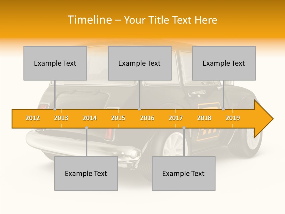 Small Drive Model PowerPoint Template