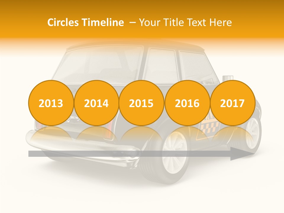 Small Drive Model PowerPoint Template