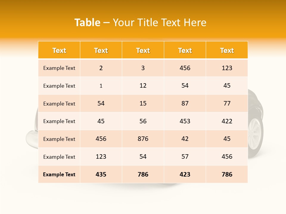 Small Drive Model PowerPoint Template