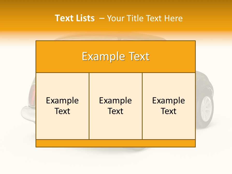 Small Drive Model PowerPoint Template