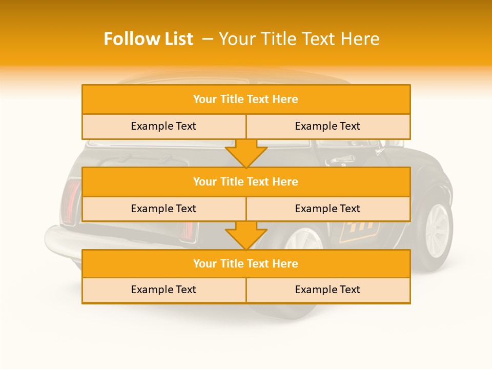 Small Drive Model PowerPoint Template