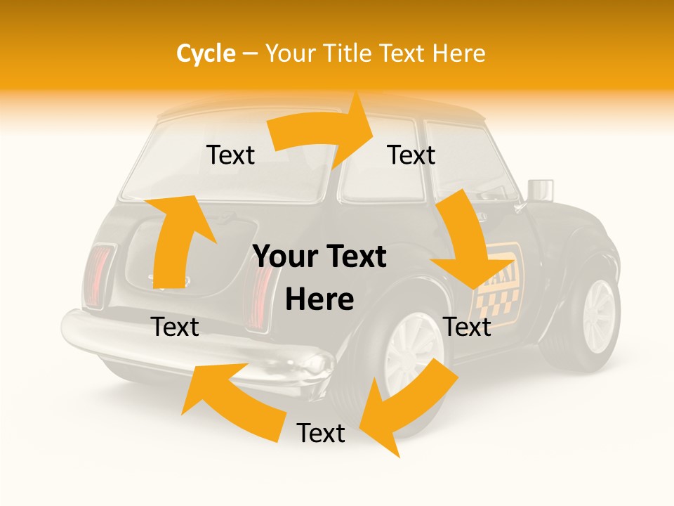Small Drive Model PowerPoint Template