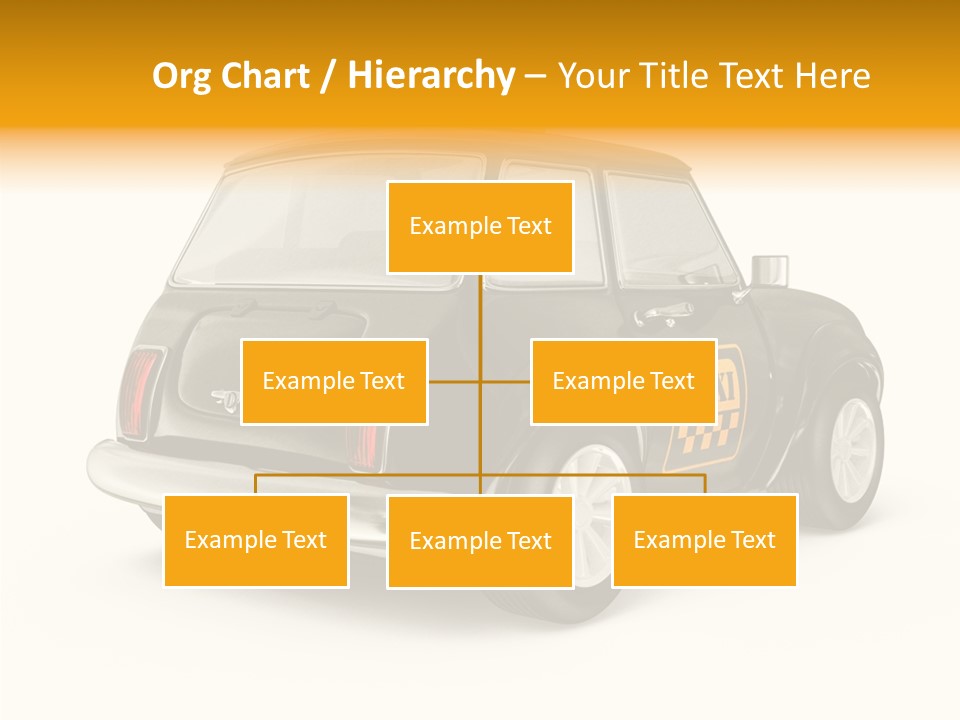 Small Drive Model PowerPoint Template