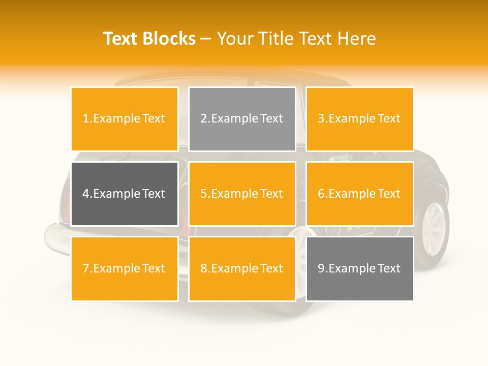 Small Drive Model PowerPoint Template