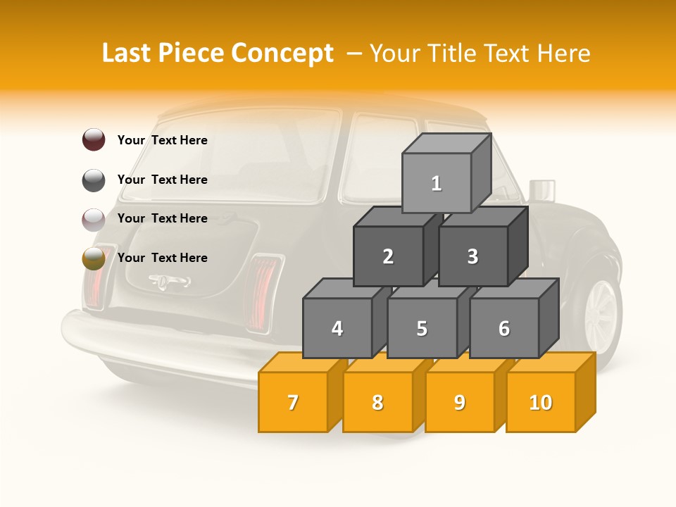 Small Drive Model PowerPoint Template