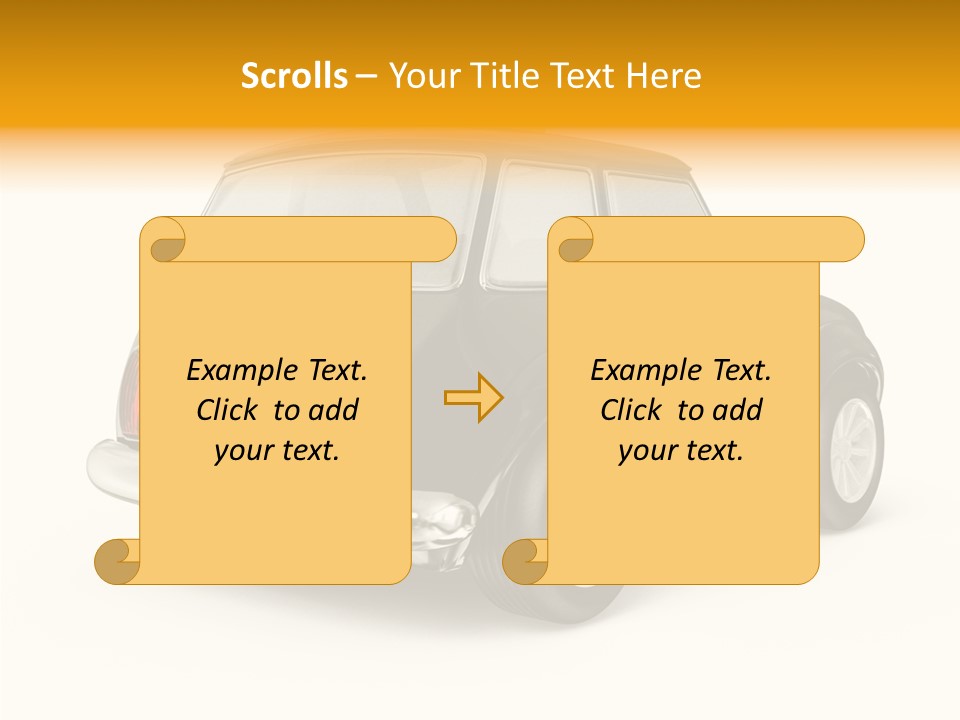 Small Drive Model PowerPoint Template