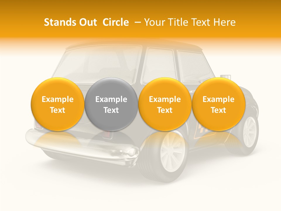 Small Drive Model PowerPoint Template