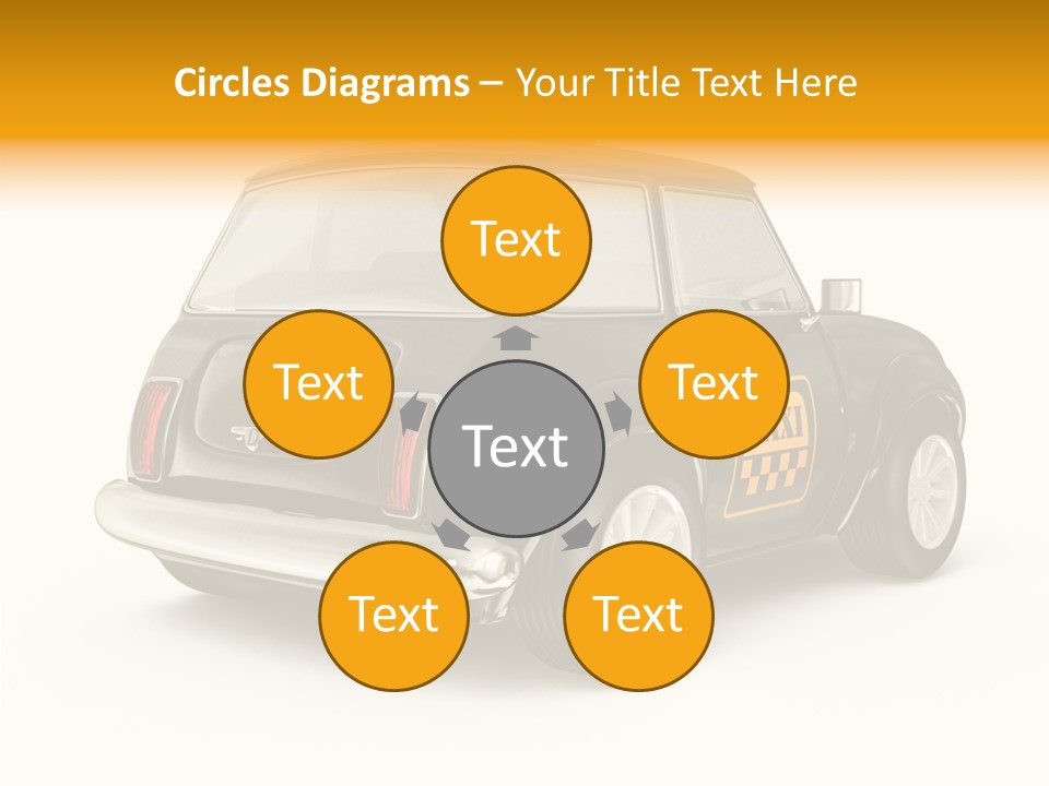 Small Drive Model PowerPoint Template