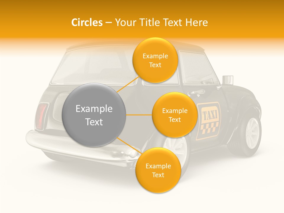 Small Drive Model PowerPoint Template